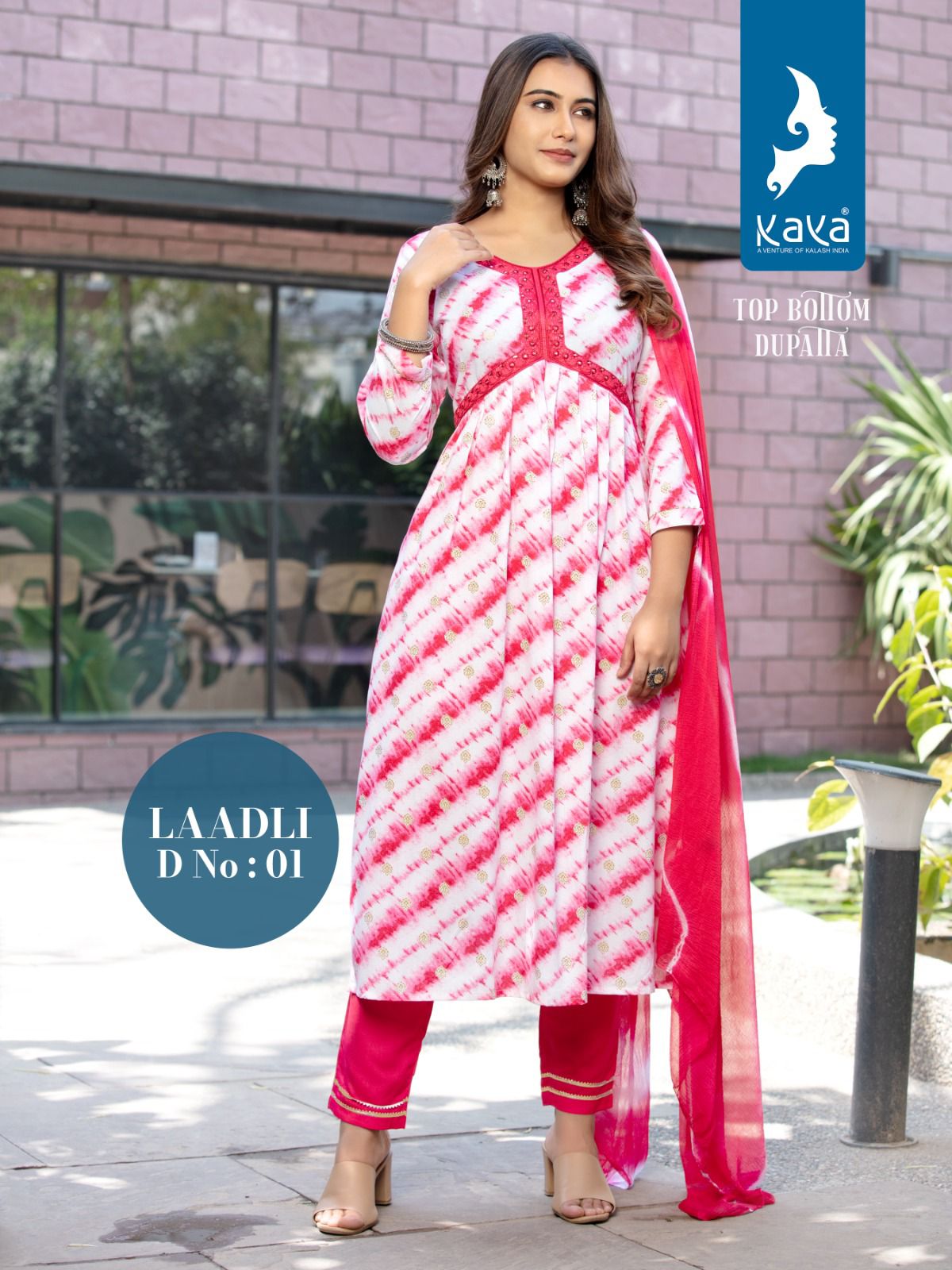 Laadli By Kaya Kurti Printed Suits Catalog